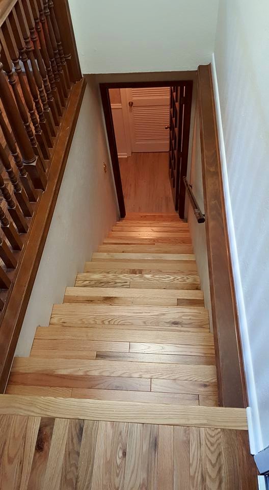 Hardwood Naildown Steps